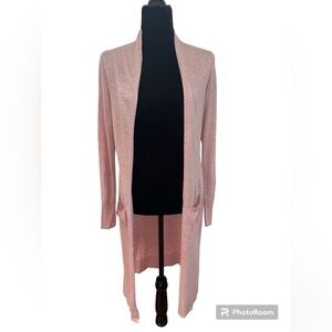 Ricki’s Light Pink Long Open Front Cardigan - Size XS